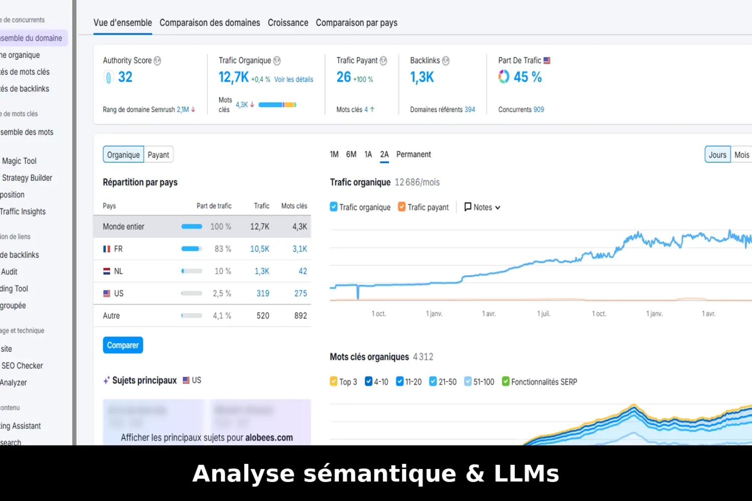 Analyse sémantique & llms