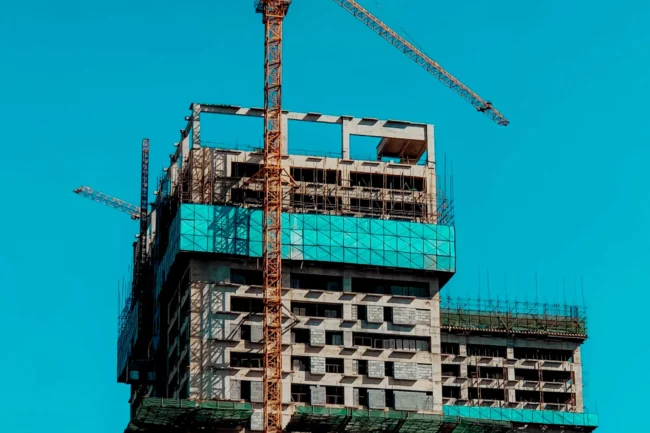 Immeuble en construction resultat